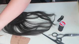 Como hacer un flequillo con cortinas de cabello [upl. by Gainer]