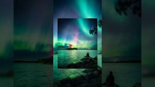 Photographing rare Northern Lights photography northernlights nightphotography [upl. by Peterman]