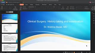 Surgical history taking and examination [upl. by Vivien]