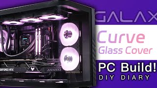 Curve Glass Cover Chassis GALAX·“YingWuZhe” PC Build [upl. by Elag344]