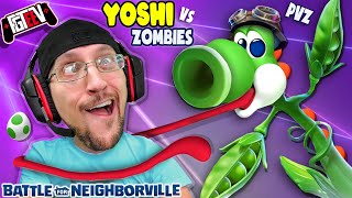 Plants Vs Zombies Indoor SNOWBALL FIGHT for Neighborville  FGTEEV Yoshi Crafted World [upl. by Amiarom]