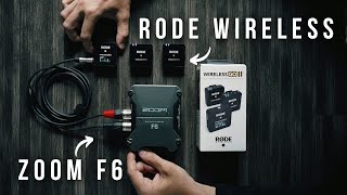 How to Connect Rode Wireless Go2 with Zoom F6 Audio Recorder [upl. by Harcourt267]