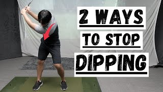 HOW TO STOP DIPPING IN THE BACKSWING [upl. by Sara-Ann]