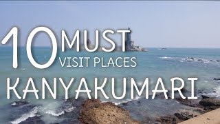 Top 10 Tourist Places In Kanyakumari  TamilNadu [upl. by Edobalo962]