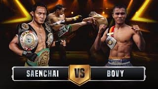 Saenchai vs Bovy  KNOCKOUT  Full Muay Thai Fight [upl. by Clementius925]