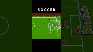 Soccer 1990  Nintendo Arcade Game  NES Video Game [upl. by Silado]