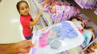 BABY DOLL CLOTHES SHOPPING  ThePlusSideOfThings [upl. by Lila774]