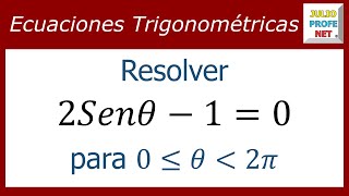 ECUACIONES TRIGONOMÉTRICAS  Ejercicio 1 [upl. by Lubow196]