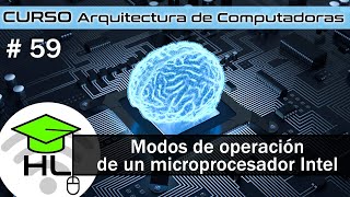 59 Arquitectura de computadoras Modos de operacion de un microprocesador [upl. by Nnairda]