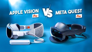 Apple Vision Pro Vs Meta Quest Pro  Augmented Reality Showdown [upl. by Powers]