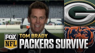 Tom Brady breaks down Packers lastsecond win over Bears  NFL on FOX [upl. by Ecela]