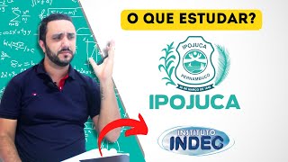 CONCURSO IPOJUCA  O QUE ESTUDAR [upl. by Aileon]