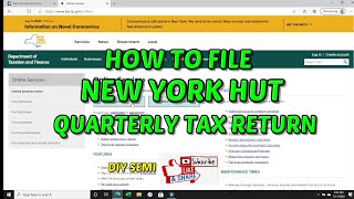 New York HUT Tax A StepbyStep Guide to Filing and Payment [upl. by Ernesto535]