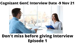 Cognizant GenC Episode 1 Interview Experience questions and answers  interview questions [upl. by Paine342]