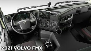 New 2021 Volvo FMX truck  INTERIOR [upl. by Nylhsa404]