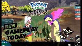 HISUIAN TYPHLOSION EVOLUTION  Pokemon Legends Arceus Gameplay [upl. by Gabriell19]