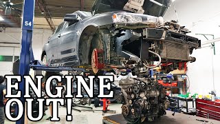 Evo X Engine REMOVED  Evo X Revival Build Series Ep5 [upl. by Ayit99]