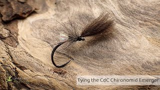 Tying the CdC ChironomidMidge Emerger [upl. by Fawnia]