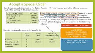 Incremental Analysis  Special Order [upl. by Clova607]