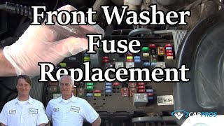 Front Washer Fuse Replacement [upl. by Somerset786]