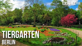 Tiergarten The Most Popular City Park Of Berlin 🇩🇪 Germany 4K HDR Walking Tour [upl. by Doralia]