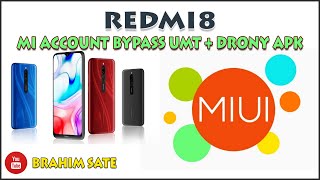 redmi 8 bypass mi account  umt  drony apk [upl. by Antoinette]