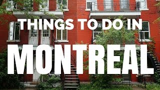 30 Things to do in Montreal  Top Attractions Travel Guide [upl. by Josephson]