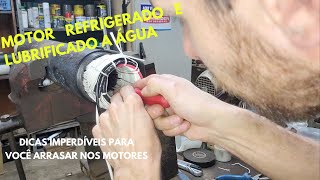 Como REBOBINAR um motor SUBMERSO Fechamento de LIGAÇÃO e MONTAGEM do motor monofásico 4HP VANBRO [upl. by Latsirhc36]