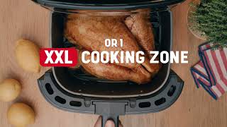 Tefal  Easy Fry XXL Dual Zone Air Fryer  EY801827 [upl. by Osterhus]