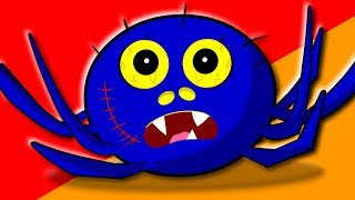 Incy Wincy Spider  Scary Rhymes  Nursery Rhymes  Kids Songs [upl. by Lashoh]