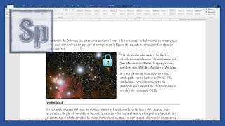 Word  Inmovilizar la posición de imagen en Word Tutorial en español HD [upl. by Nylrahs]