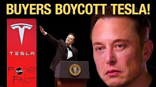 Disenchanted Elon Musk Fans BOYCOTT Tesla [upl. by Canotas]