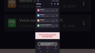 Voice Recorder App  Data Sync Service Permission Demo [upl. by Burchett730]