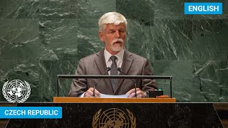 🇨🇿 Czech Republic  President Addresses United Nations General Debate 78th Session  UNGA [upl. by Enier]