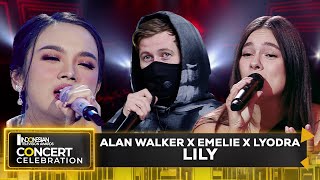 Alan Walker X Emelie Hollow X Lyodra  Lily  INDONESIAN TELEVISION AWARDS CONCERT CELEBRATION 2023 [upl. by Beulah949]