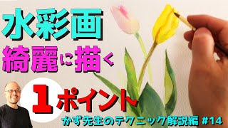 【初心者必見】水彩画を綺麗に描くためのたった1つのポイント【誰でも簡単】 [upl. by Nada]