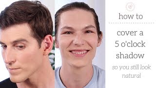 How To Cover A 5 OClock Shadow Completely On Any Skin Tone  MtF Trans Tutorial [upl. by Issy]