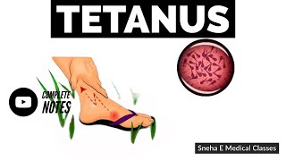 Tetanus  Communicable Disease  Hindi [upl. by Enilrahc]