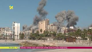 Israeli Strike Hits Lebanon After Evacuation Warning [upl. by Negah193]