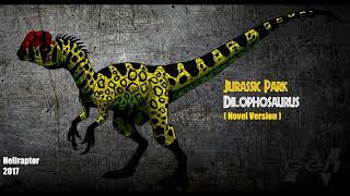 Jurassic Park Novel  Dilophosaurus Sound Effects Fan made [upl. by Ahscrop439]