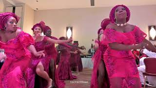 Nigerian Bride Entrance Dance at inlovefosho [upl. by Shelly]