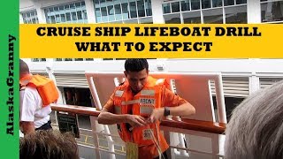 Cruise Ship Life Boat Drill  What To Expect [upl. by Nwonknu]