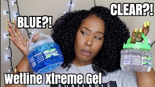 BLUE WETLINE XTREME GEL vs CLEAR WETLINE XTREME GEL  YALL MIGHT WANNA WATCH THIS [upl. by Eirelav]