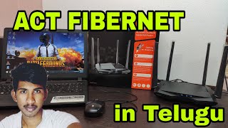 ACT FIBERNET in Telugu explain [upl. by Aiuoqes]