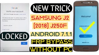 Samsung J250F FRP Bypass 2022 [upl. by Leiuqese613]