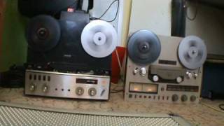 Revox A77 VS Teac X7 Fast Forward Contest [upl. by Moorefield]