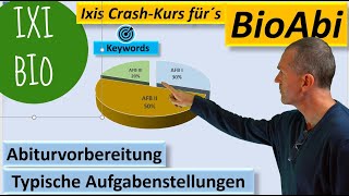 Typische Aufgabenstellungen im Biologie Abitur  Bioabi 2022  Vergleichen  Basiskonzepte [upl. by Cicero]