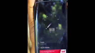 ALDImobile Speed Test 🇦🇺  The Best and Fastest Telstra MVNO shorts [upl. by Kahler]