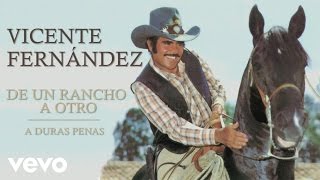 Vicente Fernández  A Duras Penas Cover Audio [upl. by Arata520]