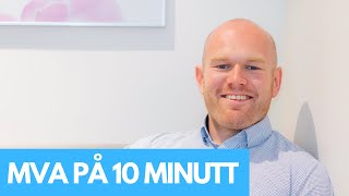 Regnskap for små bedrifter MVA på 10 minutt [upl. by Haeel]